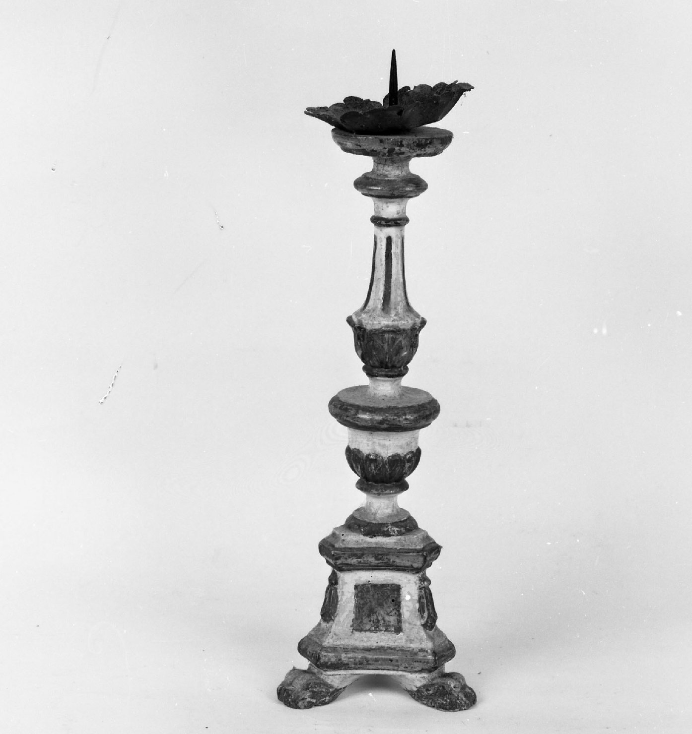 candelabro, coppia - bottega aretina (fine sec. XIX)