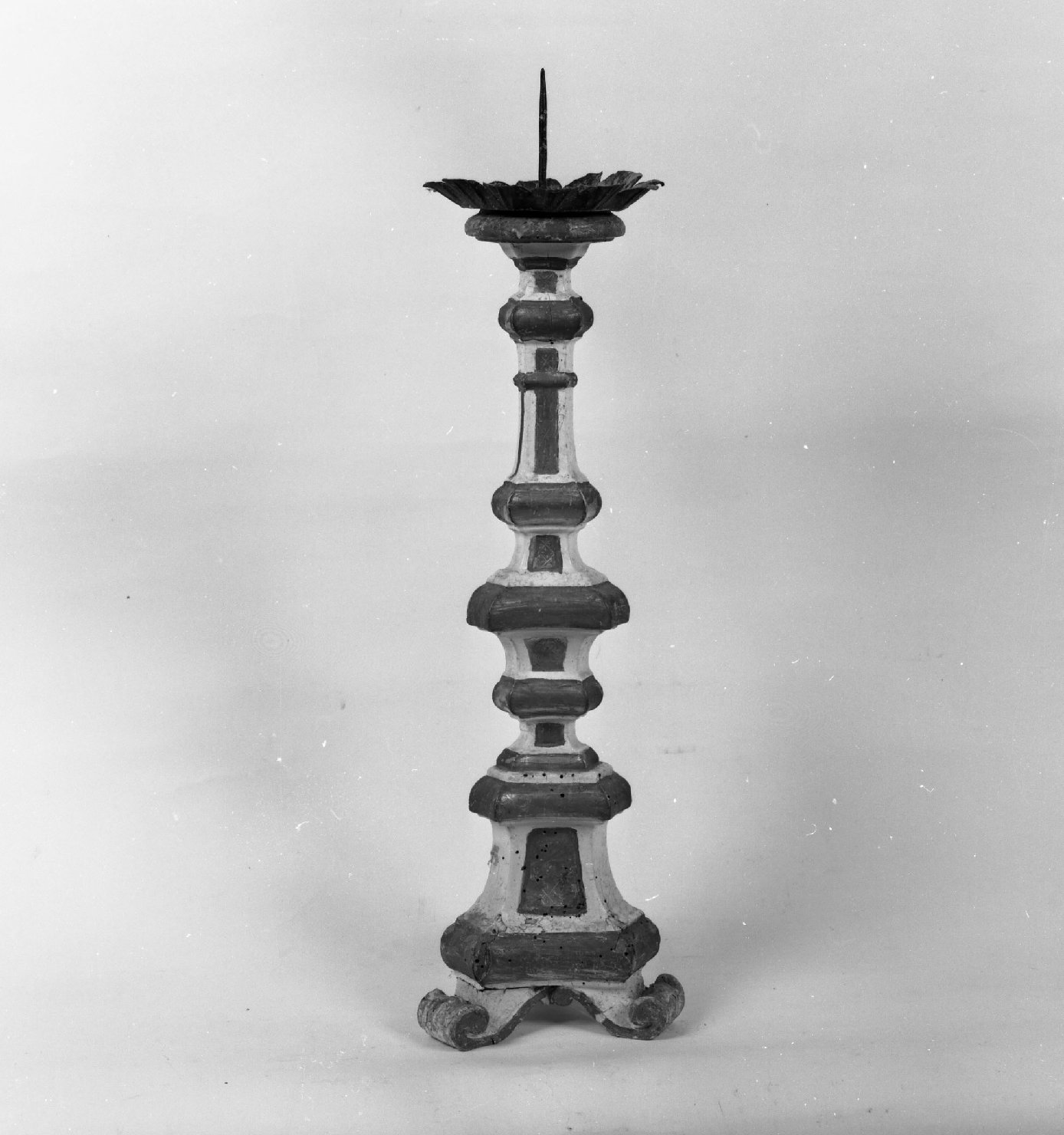 candelabro, serie - bottega aretina (fine sec. XIX)