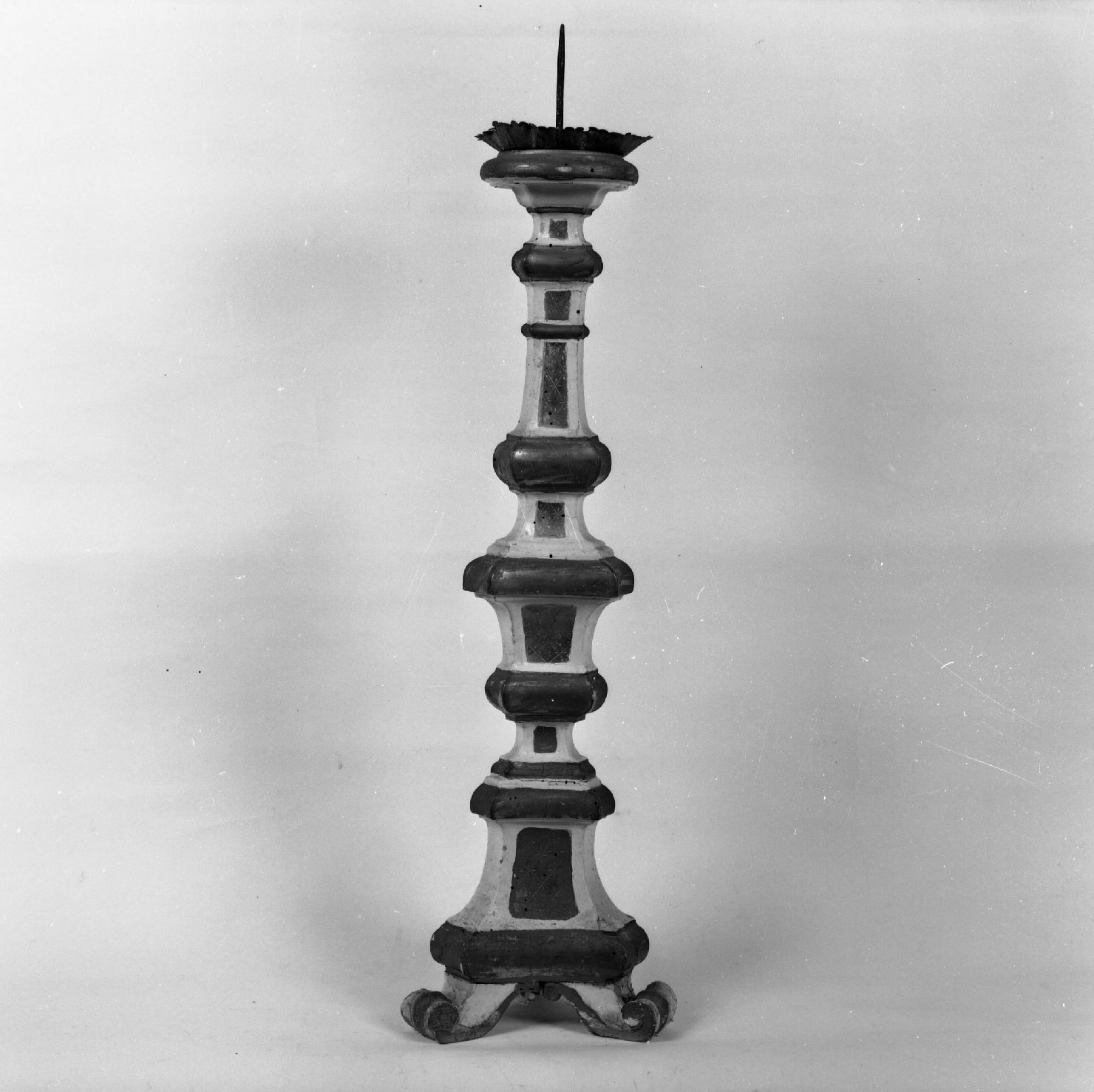 candelabro, serie - bottega aretina (fine sec. XIX)
