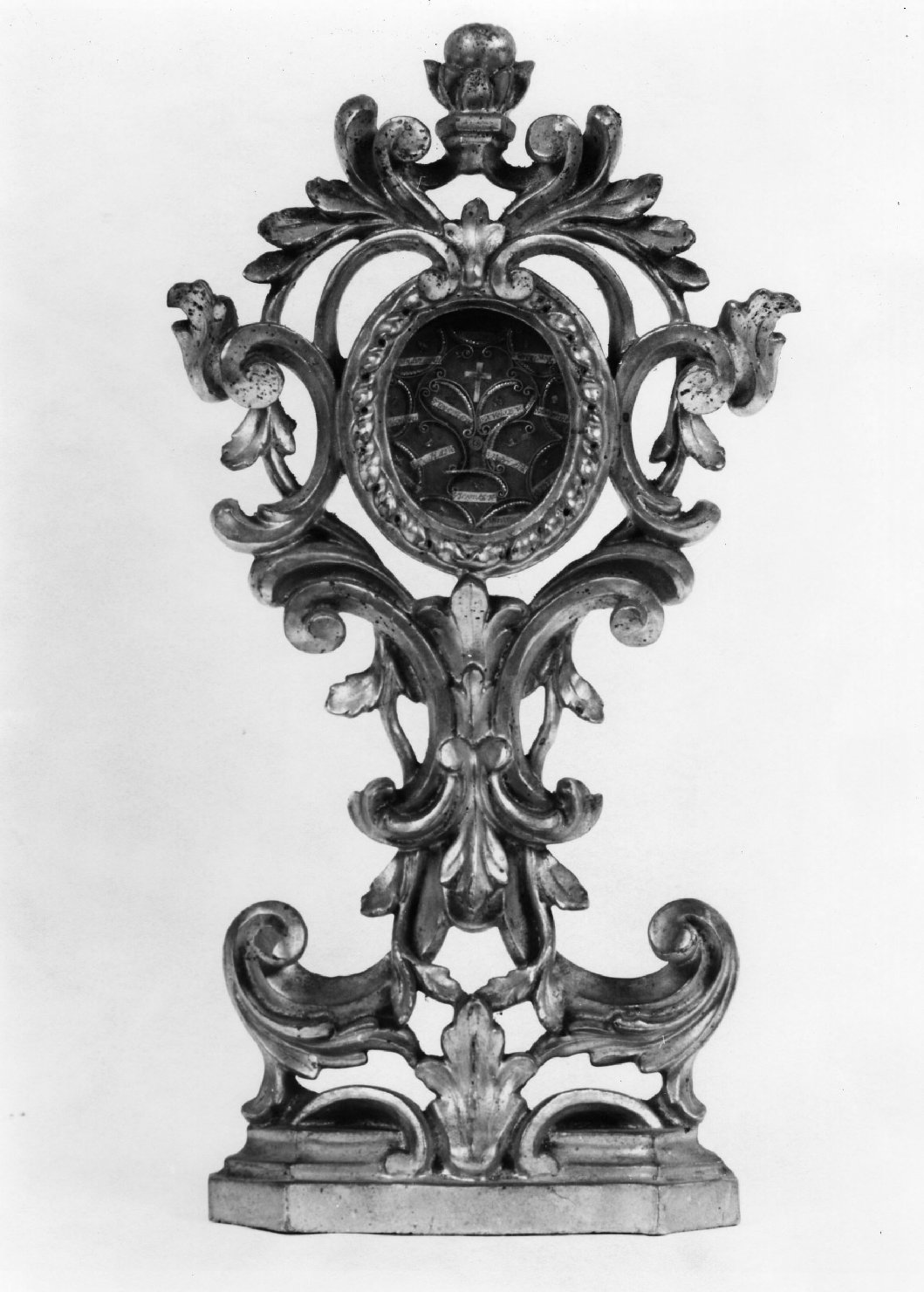 reliquiario - a ostensorio - bottega toscana (prima metà sec. XVIII)