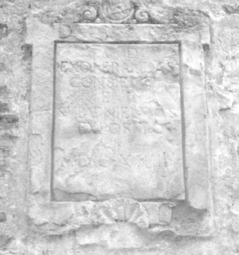 lapide - bottega toscana (sec. XVII)