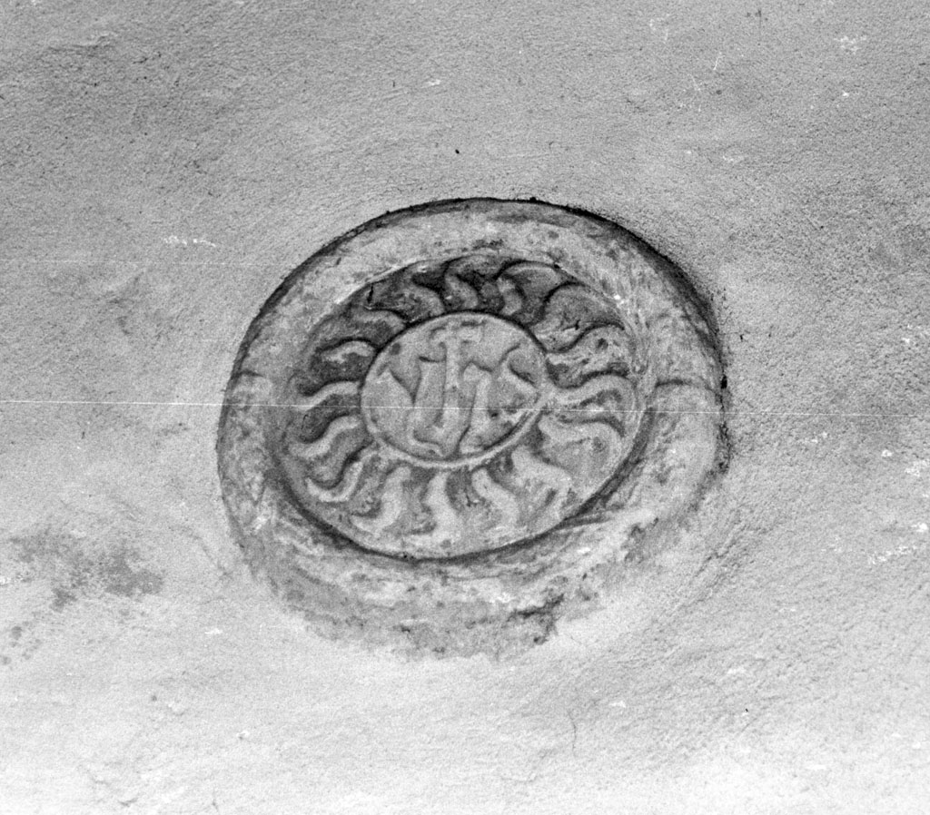 monogramma di San Bernardino da Siena (rilievo) - bottega toscana (sec. XVII)