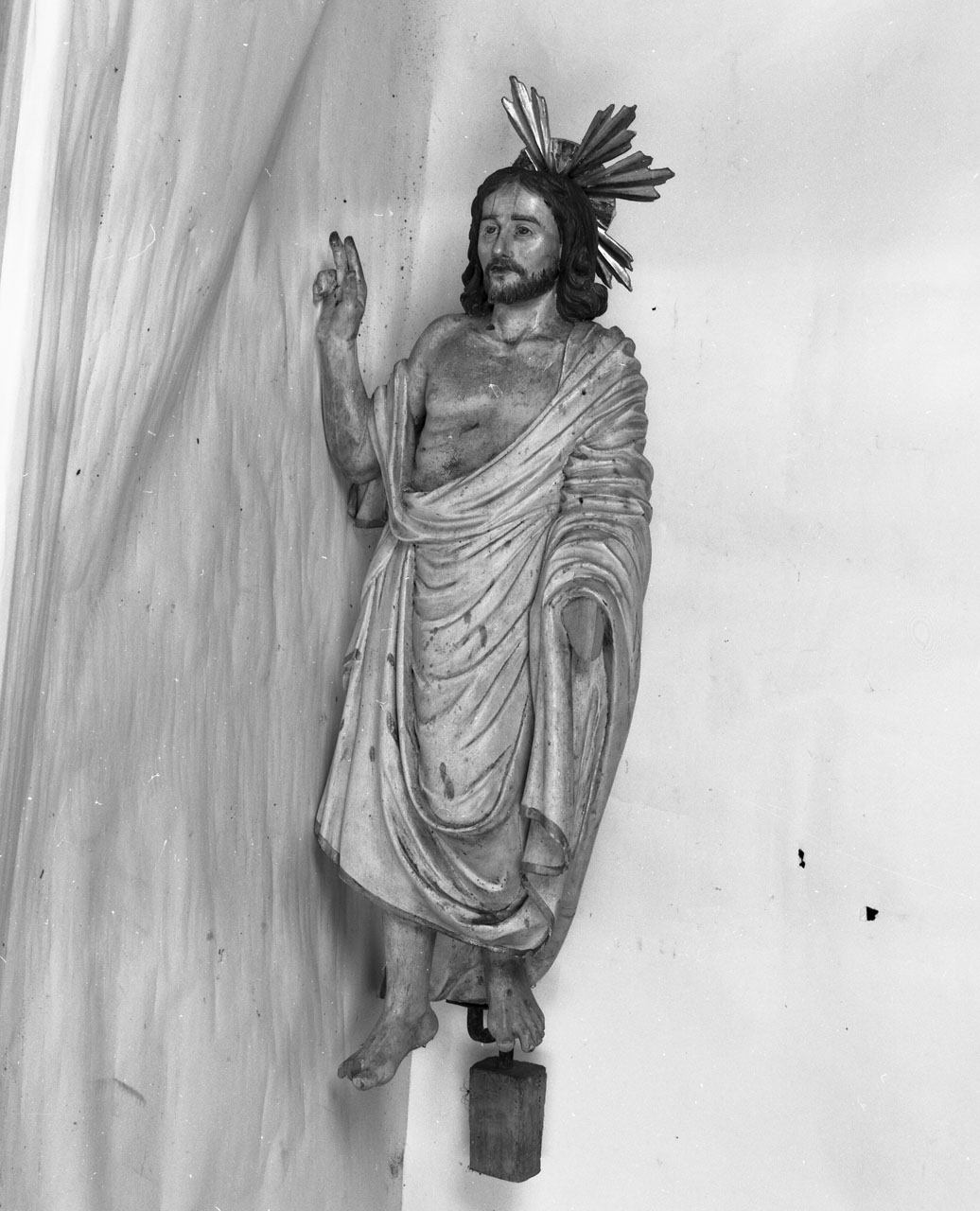 Cristo benedicente (statua processionale) - bottega toscana (seconda metà sec. XVIII)