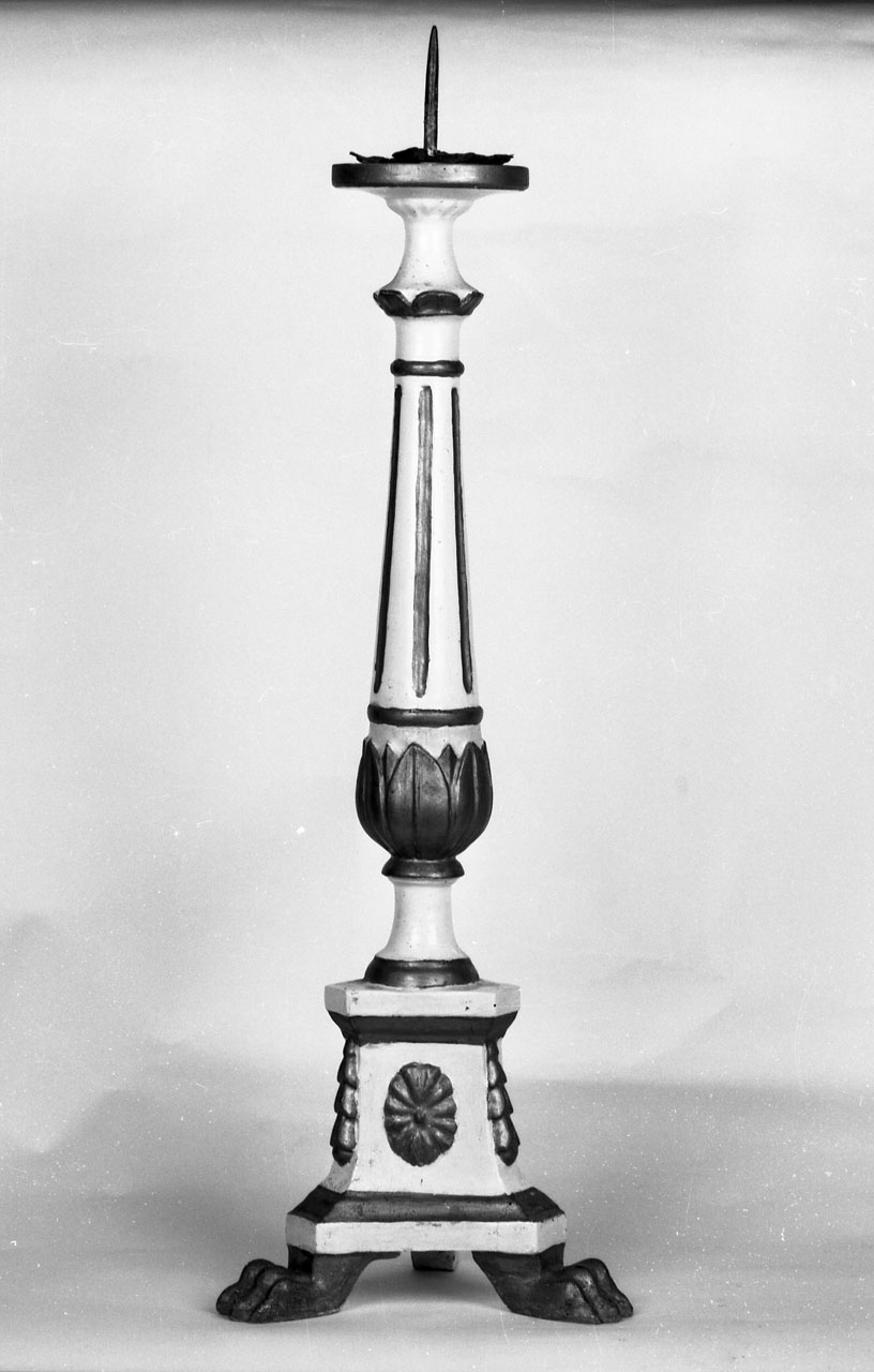 candeliere, serie - bottega toscana (seconda metà sec. XVIII)