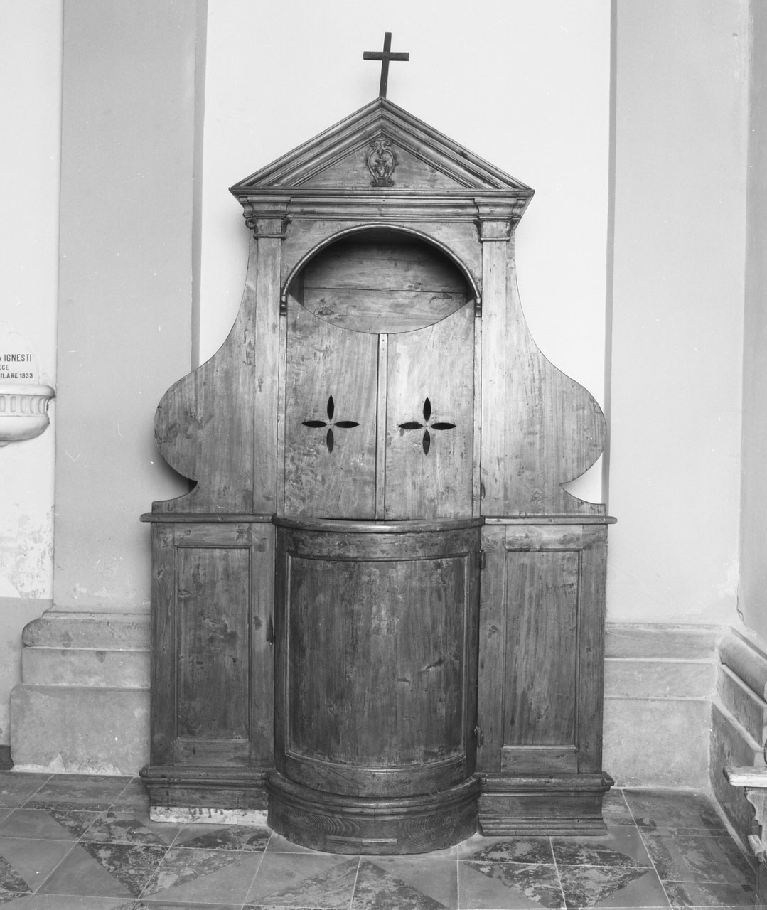 confessionale - bottega toscana (seconda metà sec. XIX)