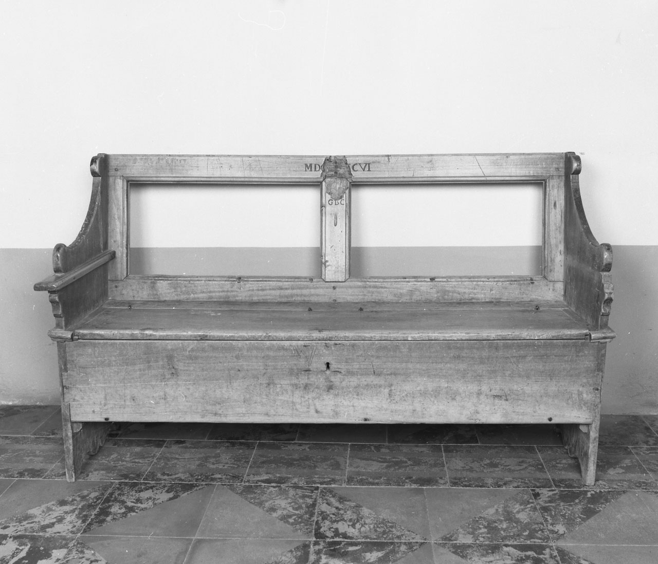 panca, opera isolata - bottega toscana (prima metà sec. XIX)