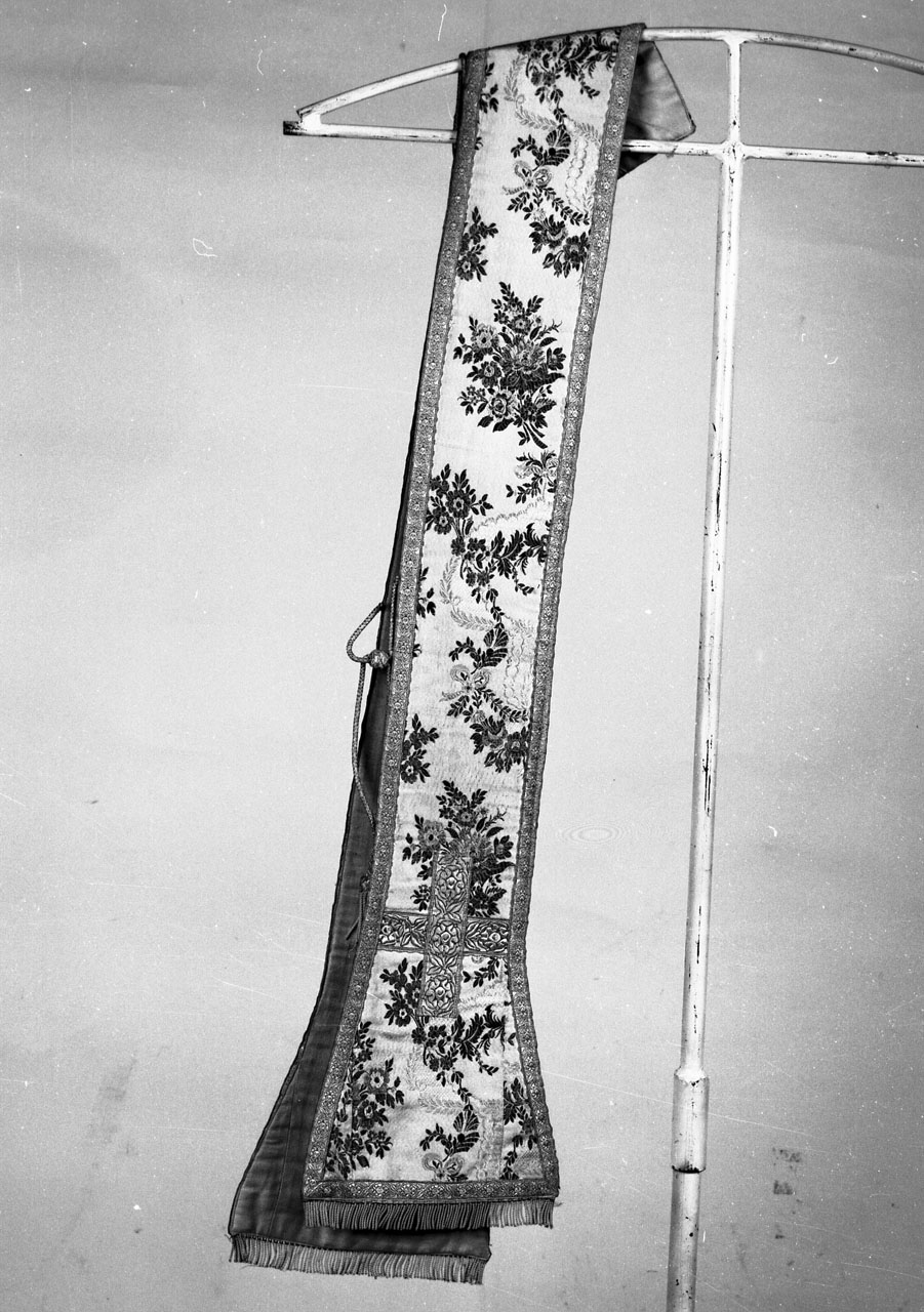 stola, opera isolata - manifattura toscana (prima metà sec. XIX)