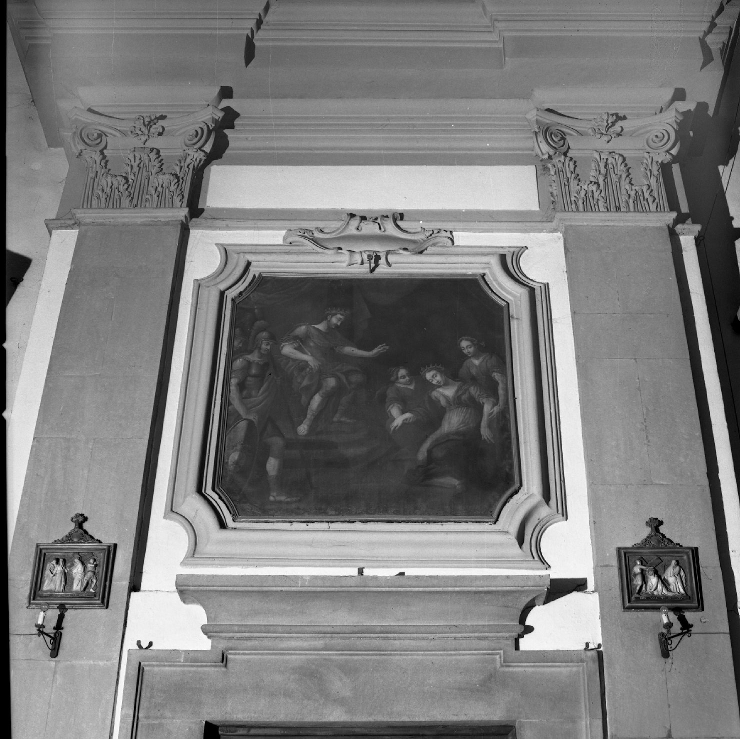 Ester sviene dinanzi ad Assuero (dipinto, ciclo) - ambito toscano (sec. XVIII)