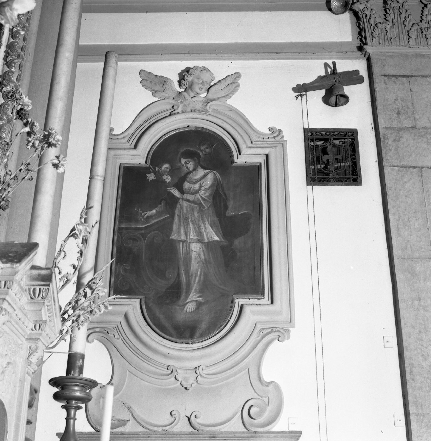 Santa (dipinto, pendant) - ambito italiano (sec. XVIII)