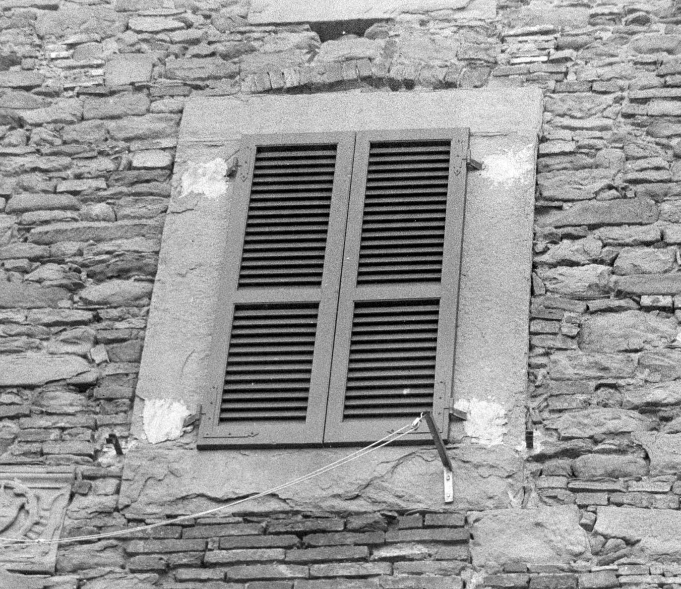 mostra di finestra, serie - bottega aretina (fine/inizio secc. XVII/ XVIII)