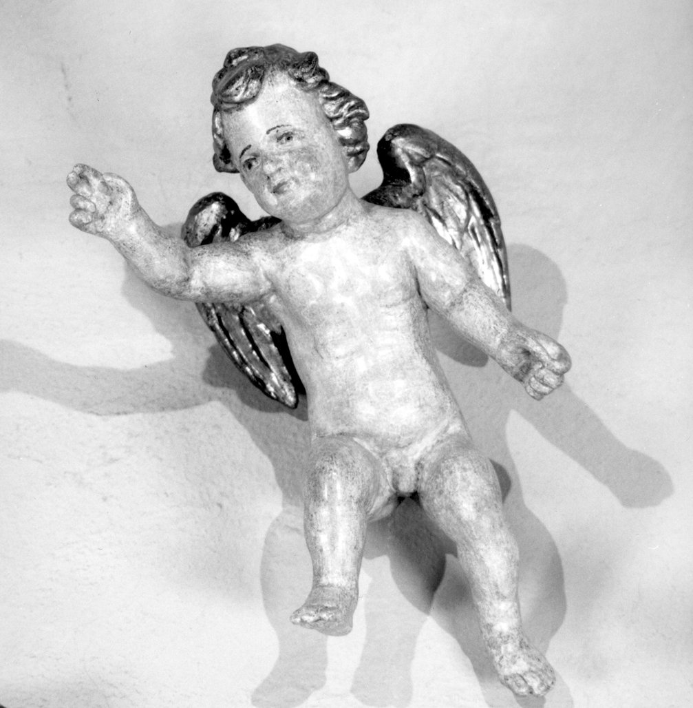 angioletti reggicortina (statua) - bottega toscana (metà sec. XVII)