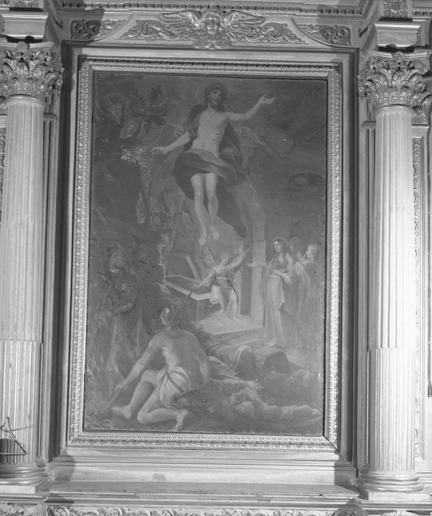 resurrezione di Cristo (dipinto) di Vanni Francesco (fine sec. XVI)