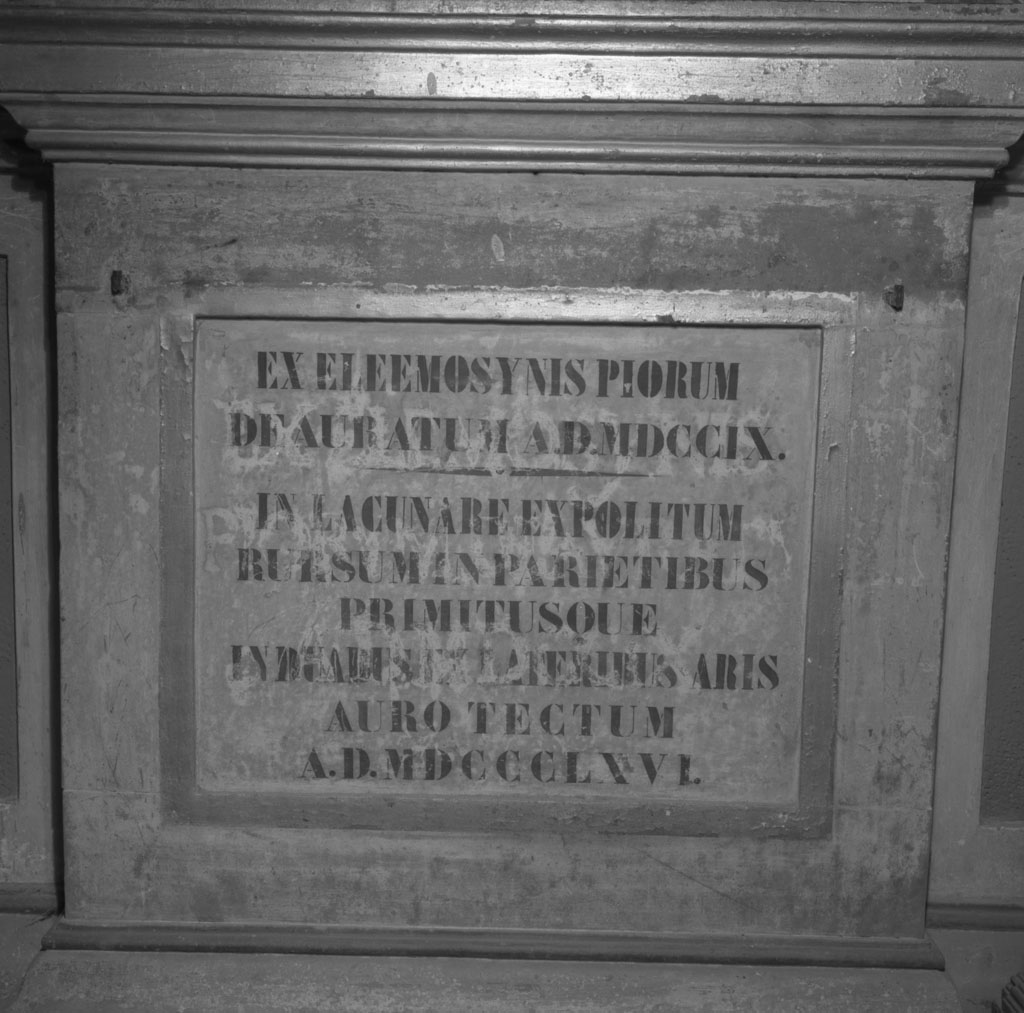 lapide - bottega toscana (metà sec. XIX)