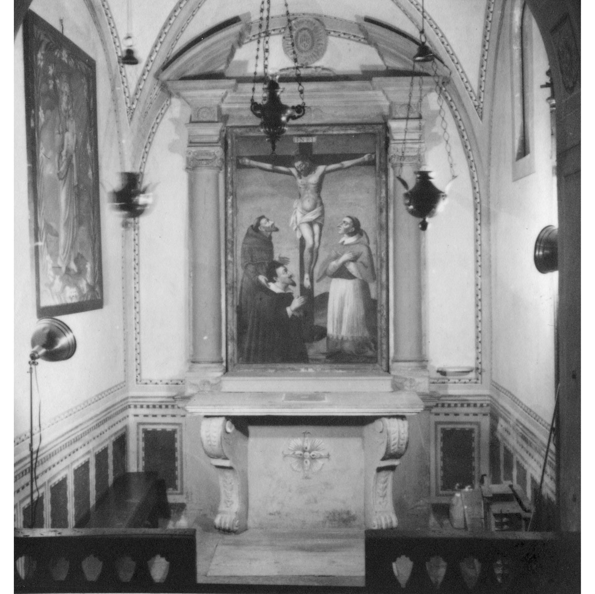 altare - bottega italiana (fine/inizio secc. XVII/ XVIII)