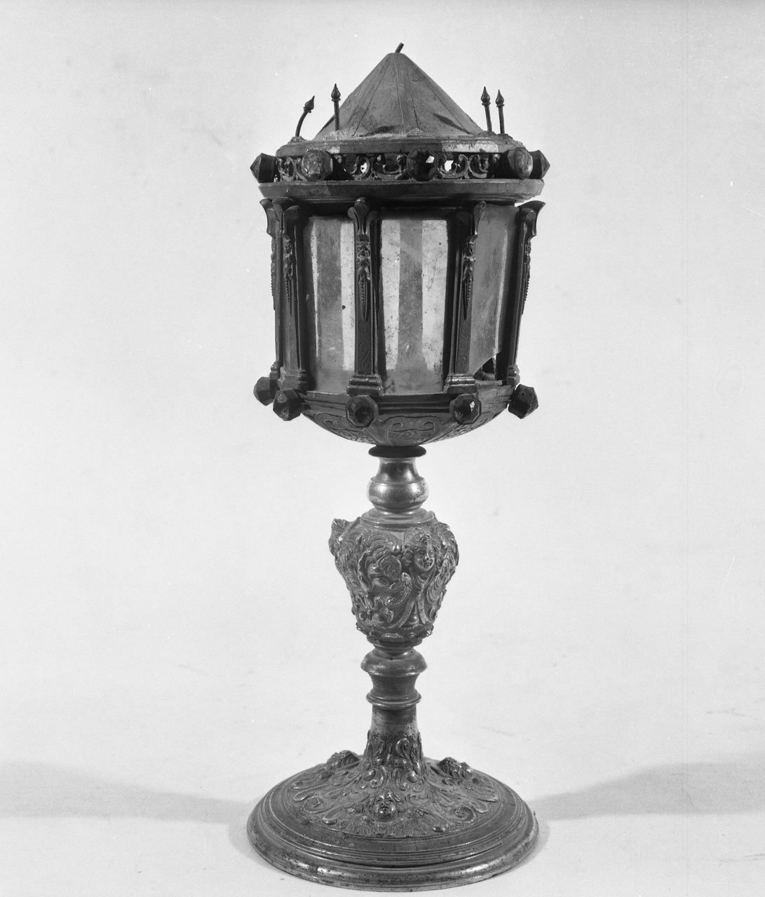 reliquiario, serie - bottega toscana (fine/inizio secc. XVI/ XVII)