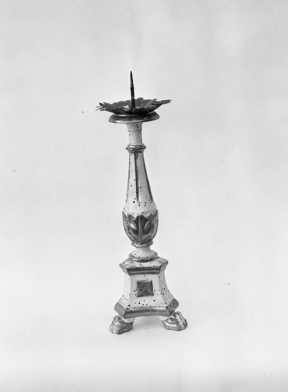 candeliere d'altare - bottega toscana (sec. XIX)