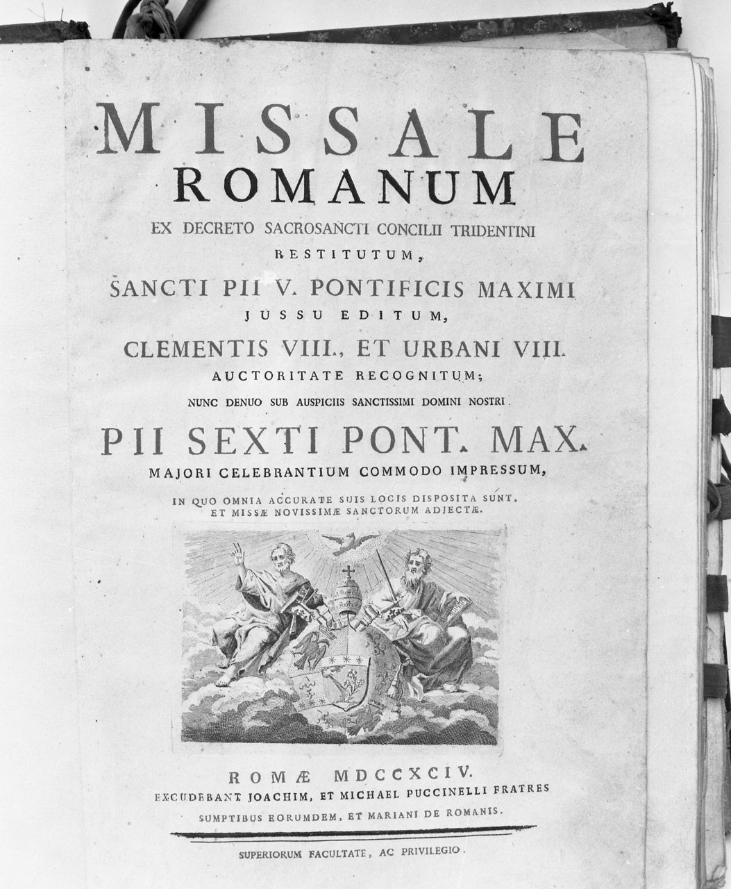 messale cantato - produzione romana (sec. XVIII)