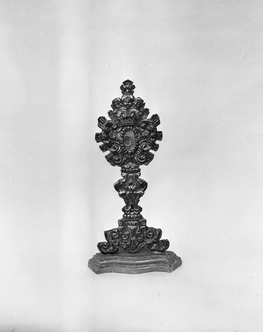 reliquiario - a ostensorio - bottega toscana (sec. XIX)