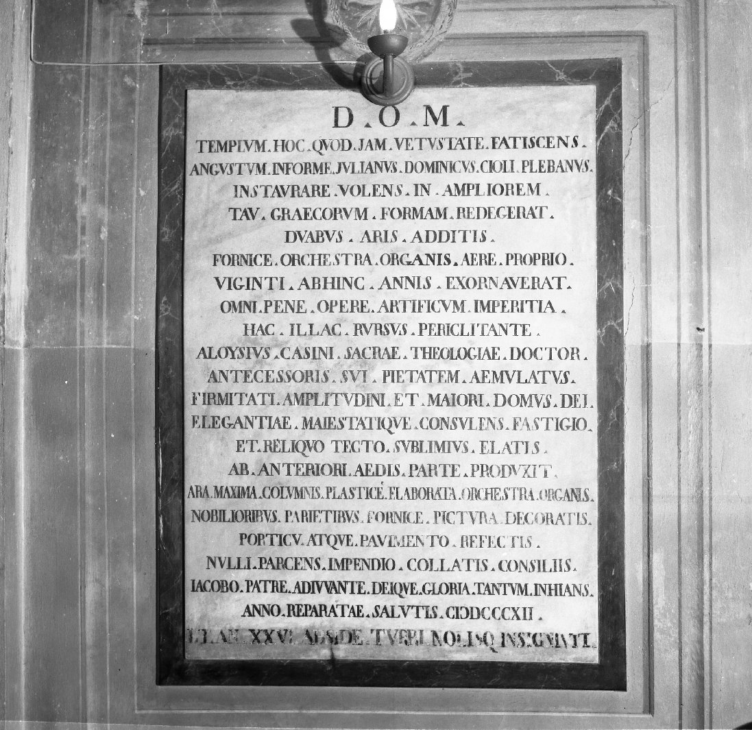 lapide - bottega toscana (sec. XIX)