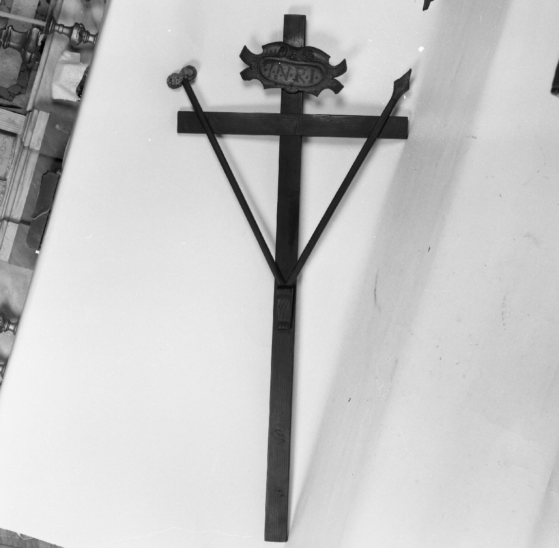croce penitenziale - bottega toscana (seconda metà sec. XIX)