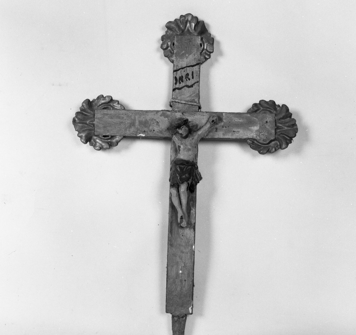 croce processionale - bottega toscana (seconda metà sec. XIX)