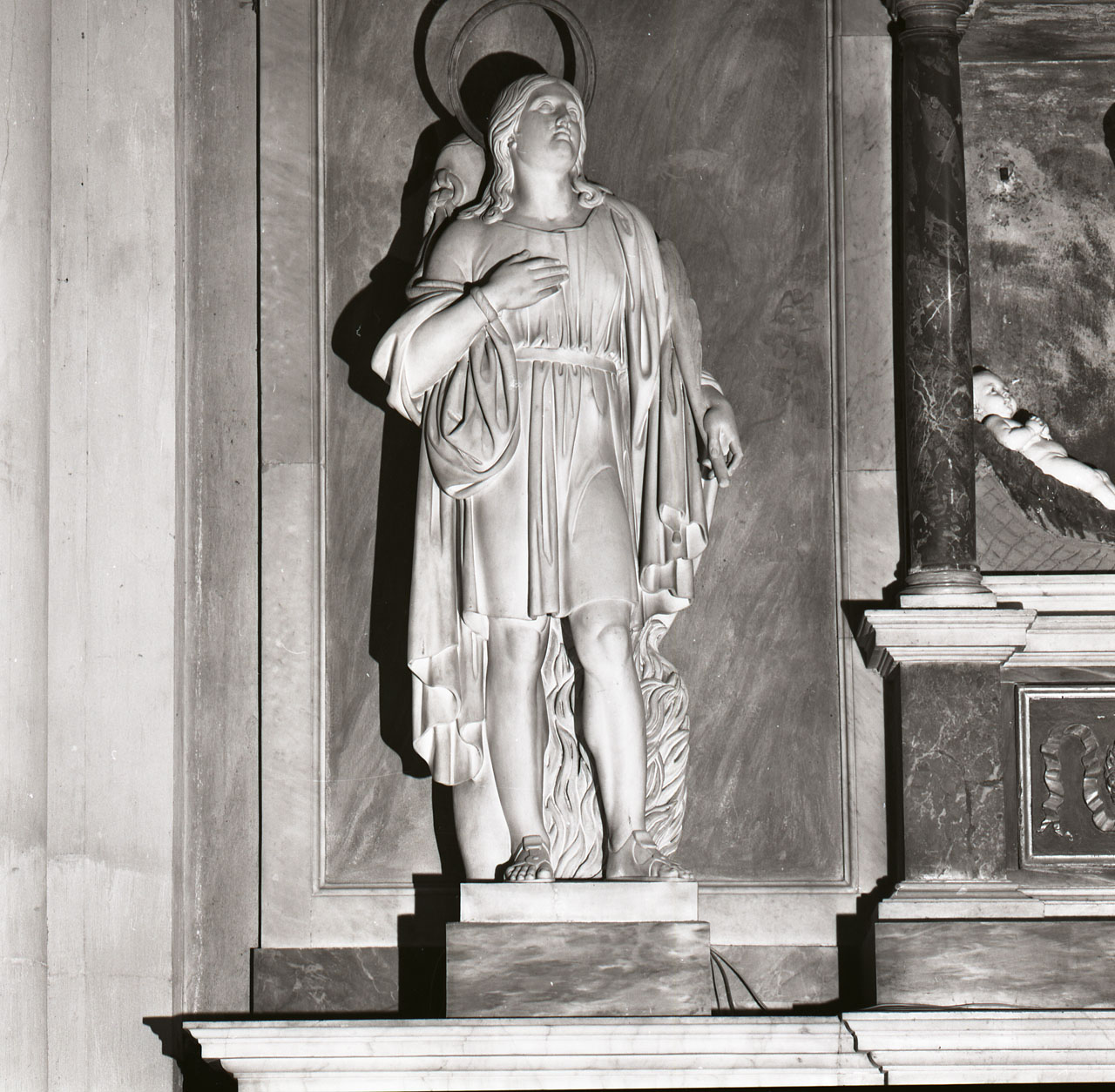 Pergentino martire (statua, opera isolata) di Del Nero Angiolo (attribuito) (sec. XIX)