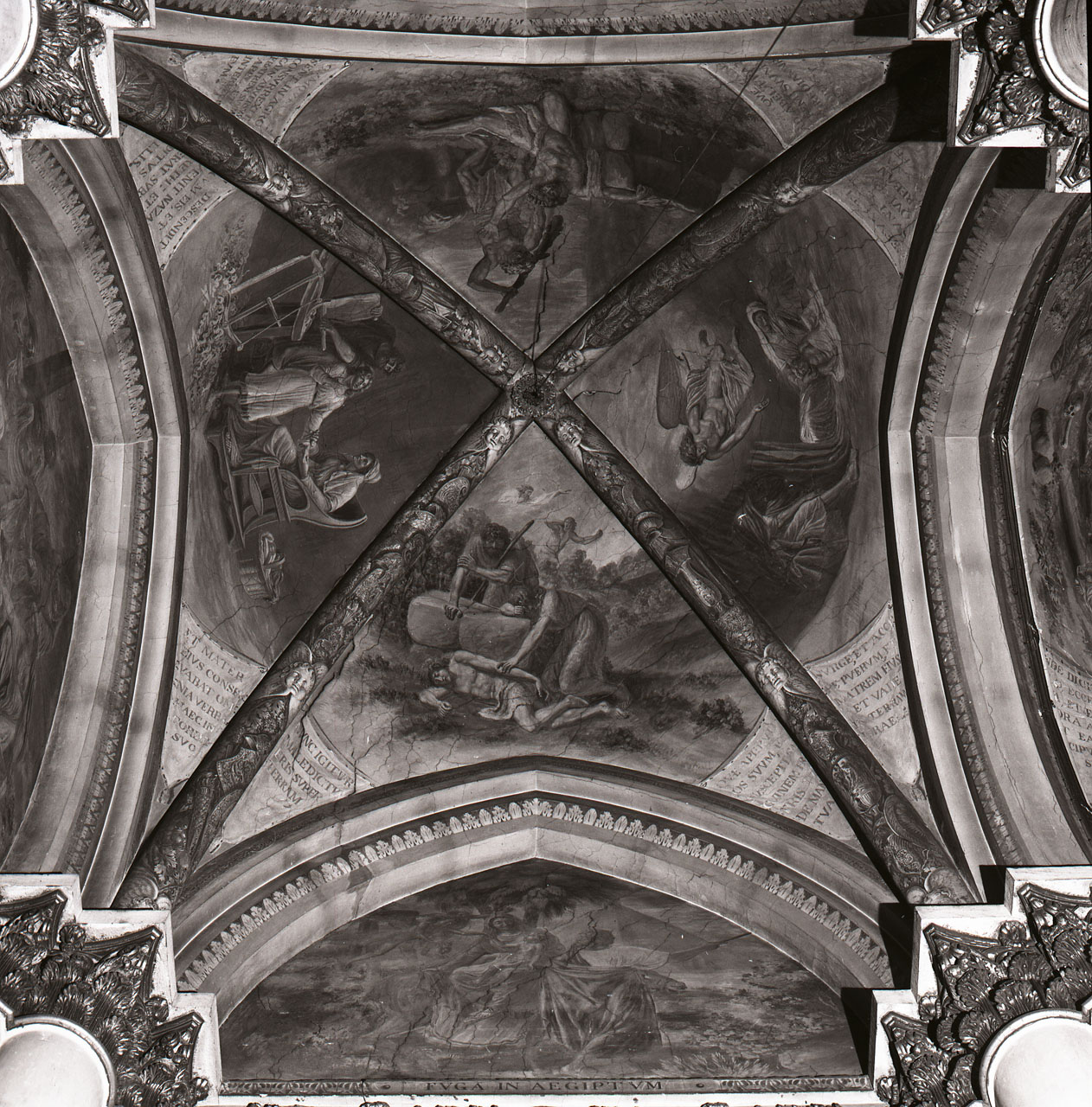 angelo volante (decorazione plastica, serie) di Ciampi Gaetano (attribuito) (sec. XIX)