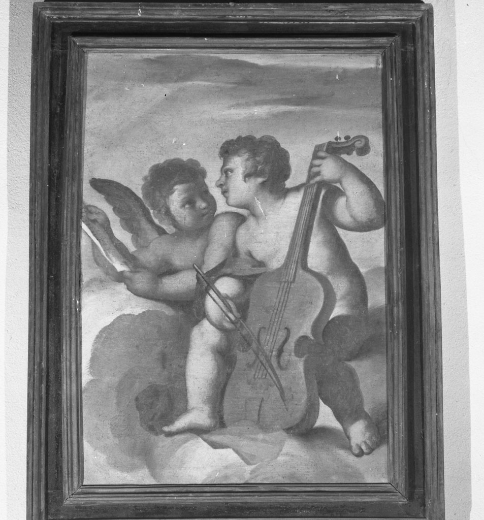 angeli musicanti (dipinto) - ambito fiorentino (seconda metà sec. XVII)