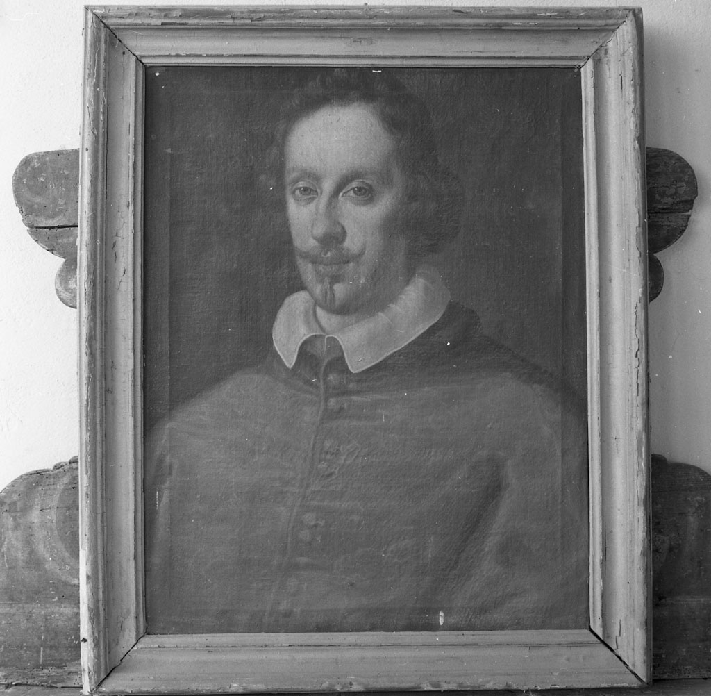 ritratto a mezza figura di prelato (dipinto) - ambito toscano (seconda metà sec. XVII)