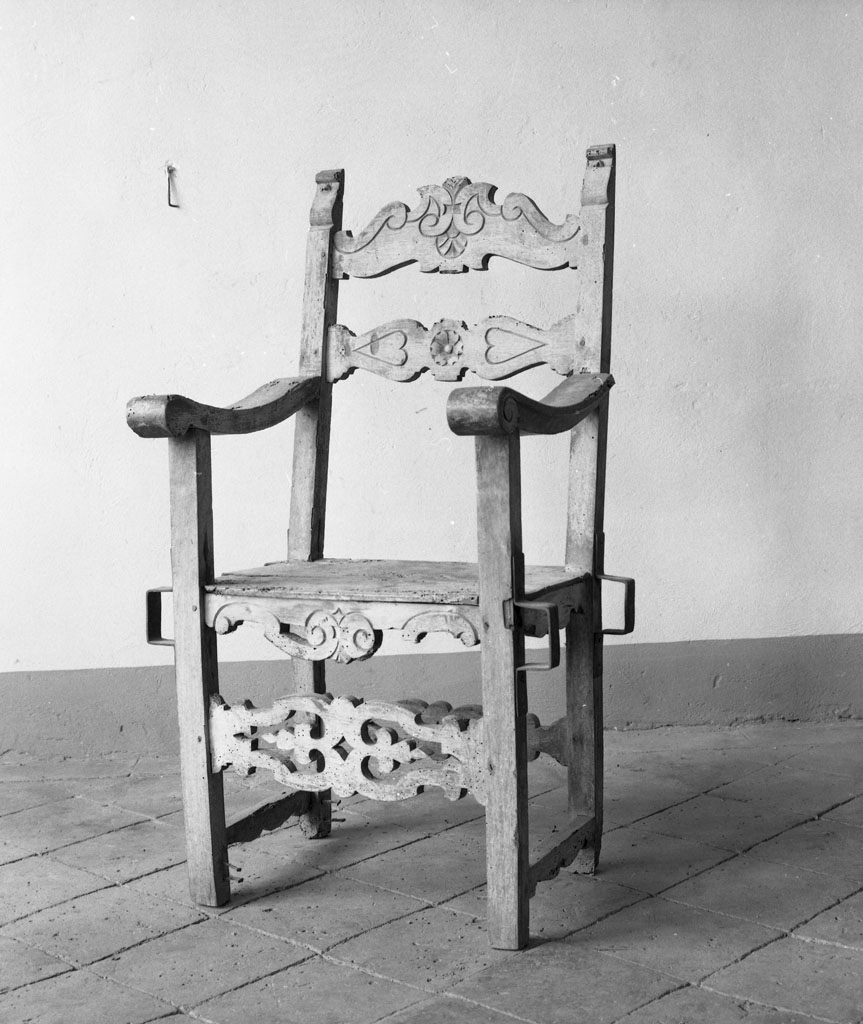 seggiolone - manifattura toscana (sec. XVII)