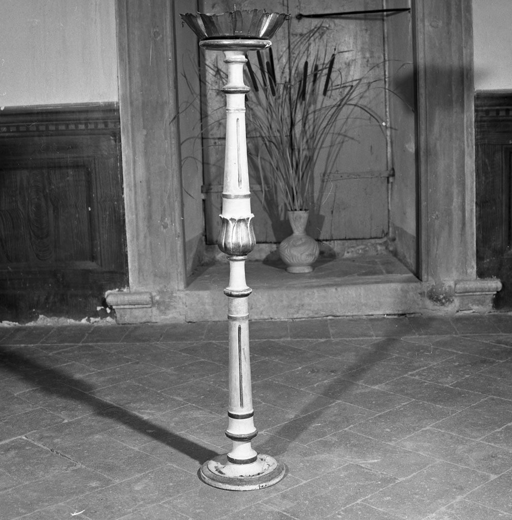 candeliere, coppia - manifattura toscana (sec. XVIII)