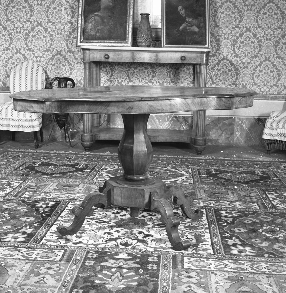 tavolo - manifattura toscana (seconda metà sec. XIX)