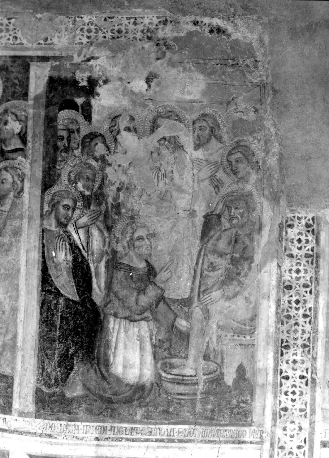 Cristo lava i piedi degli apostoli (dipinto, ciclo) - ambito giottesco (sec. XIV)