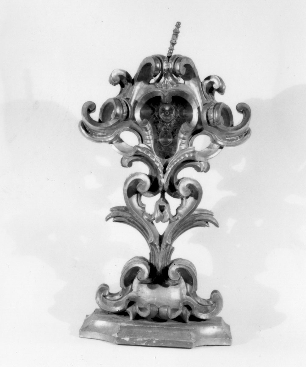 reliquiario - a ostensorio - bottega fiorentina (sec. XVIII)
