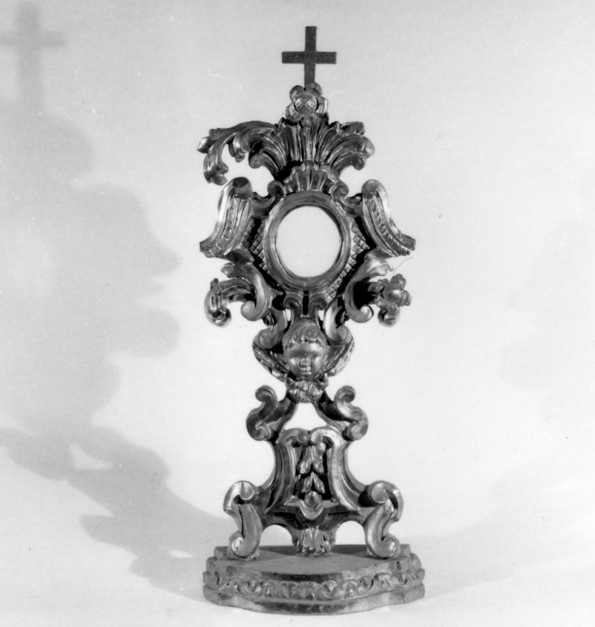 reliquiario - a ostensorio - bottega toscana (sec. XVIII)