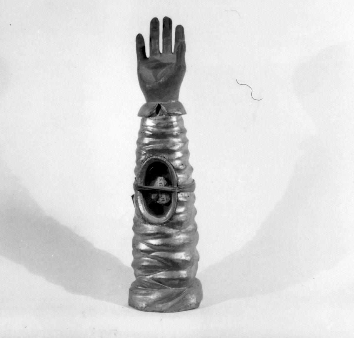 reliquiario antropomorfo - a braccio - bottega toscana (sec. XVIII)