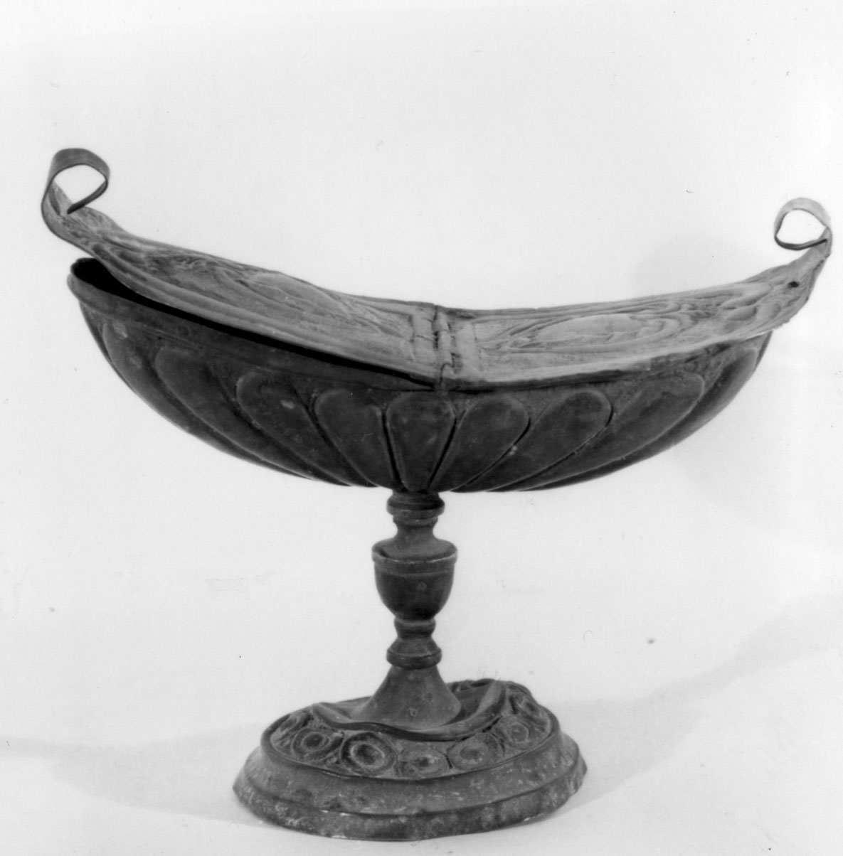 navicella portaincenso - bottega toscana (sec. XIX)