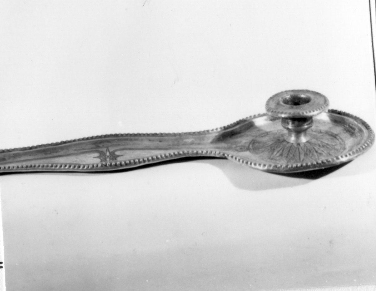 palmatoria - bottega toscana (fine/inizio secc. XVIII/ XIX)