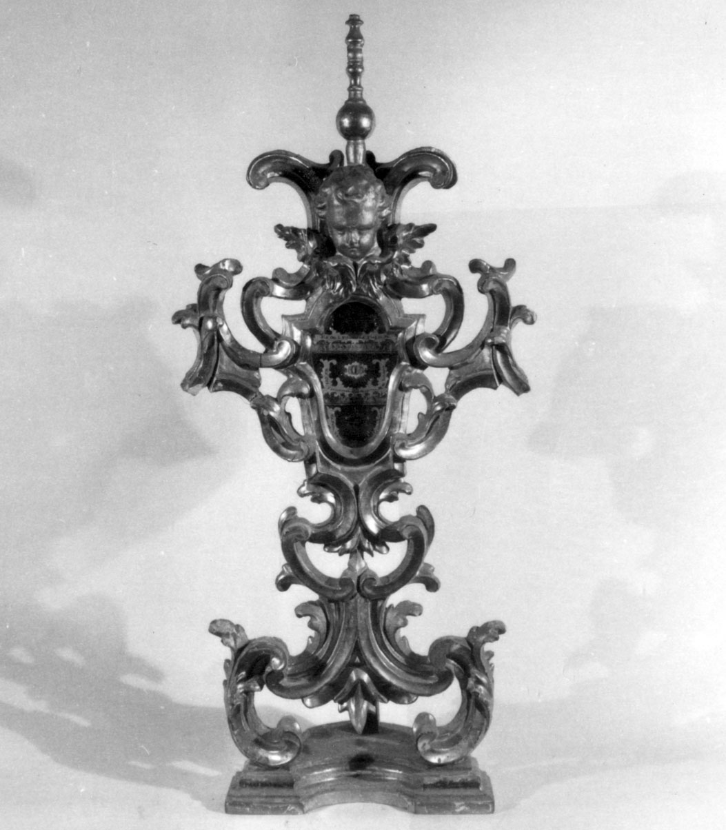 reliquiario, serie - bottega toscana (metà sec. XVIII)