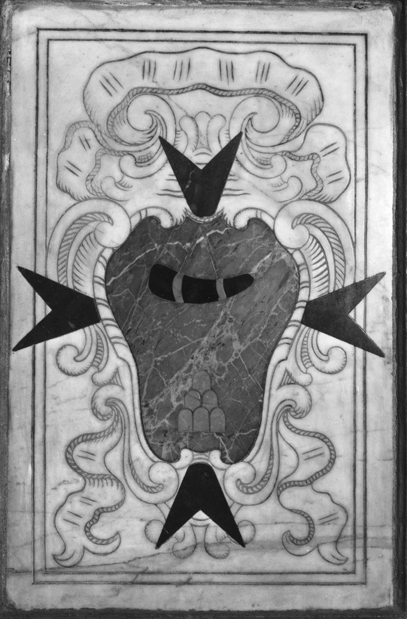 stemma (lapide, serie) - bottega toscana (sec. XVII)