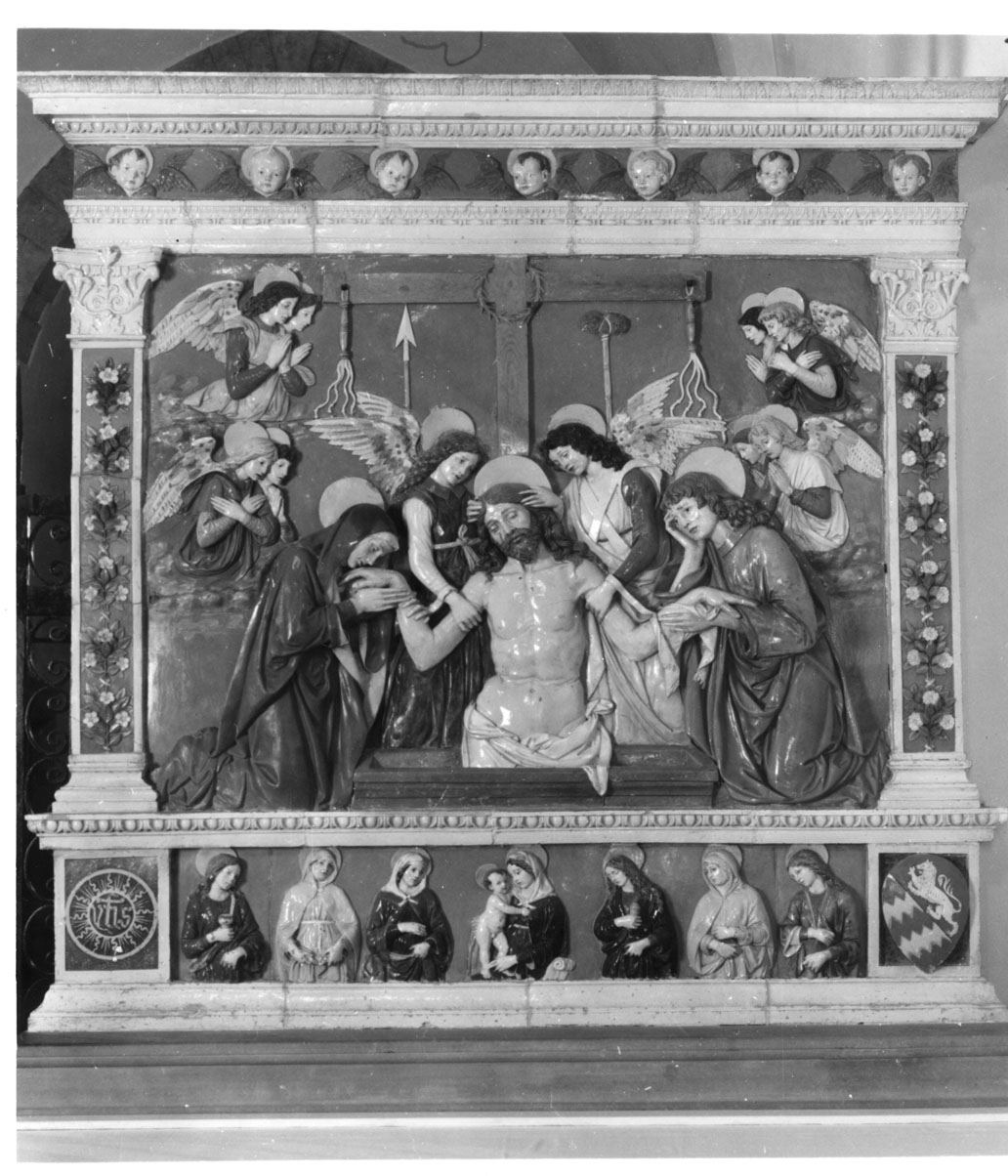 compianto sul Cristo morto (rilievo) - bottega toscana (sec. XV)