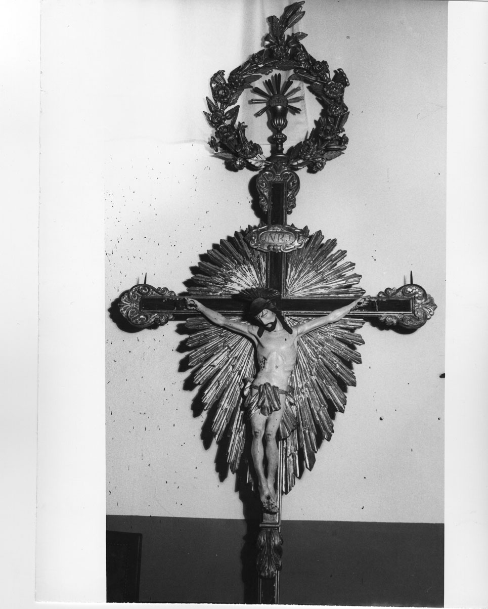 croce processionale - bottega toscana (seconda metà sec. XIX)