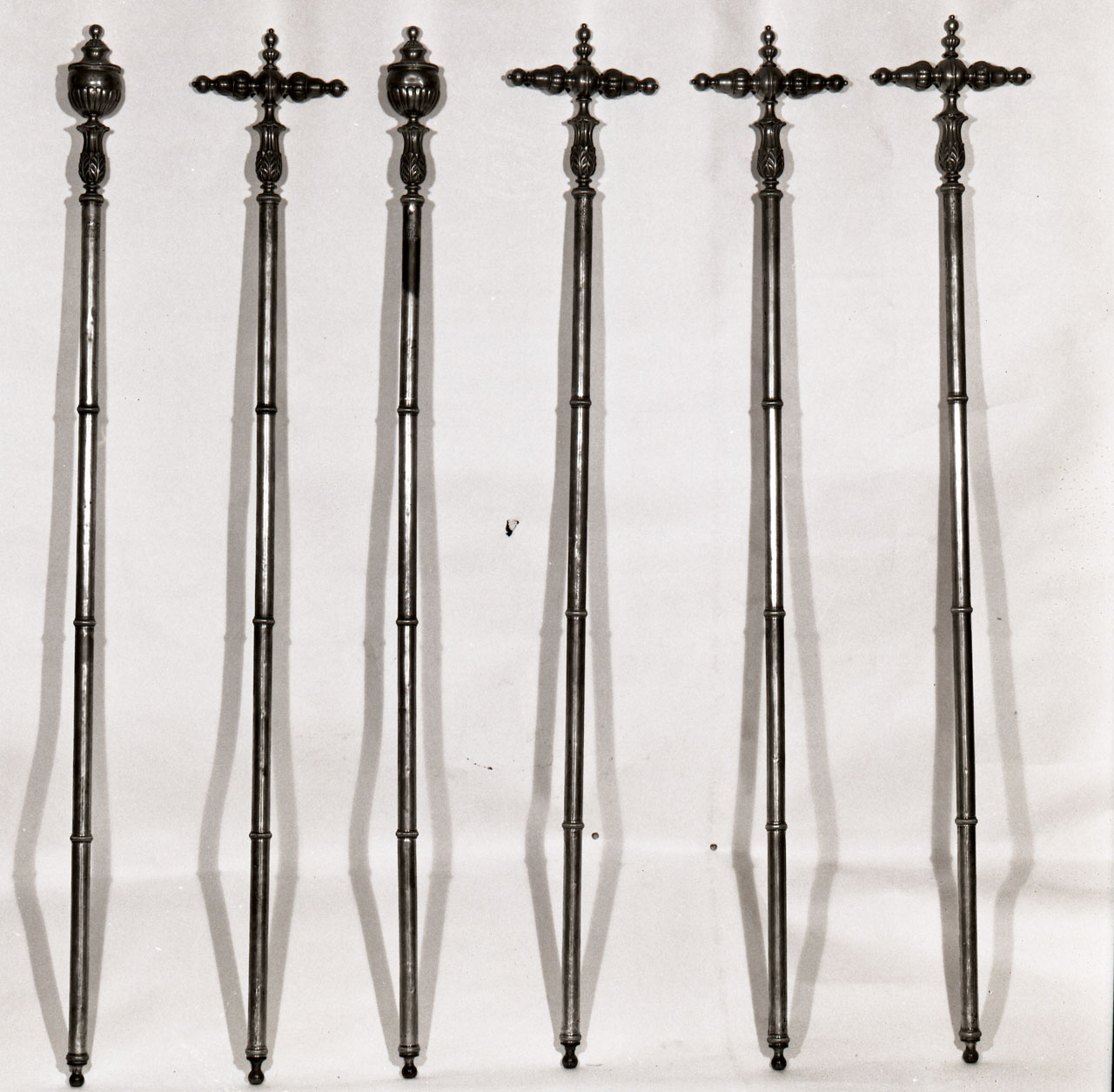 mazza, serie - bottega italiana (metà sec. XIX)