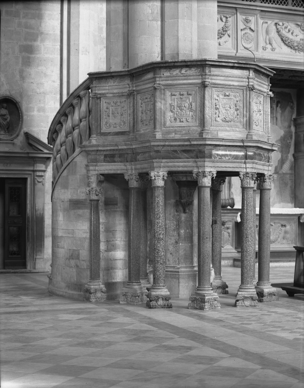 pulpito di Bencivenni Sebastiano (seconda metà sec. XVI)