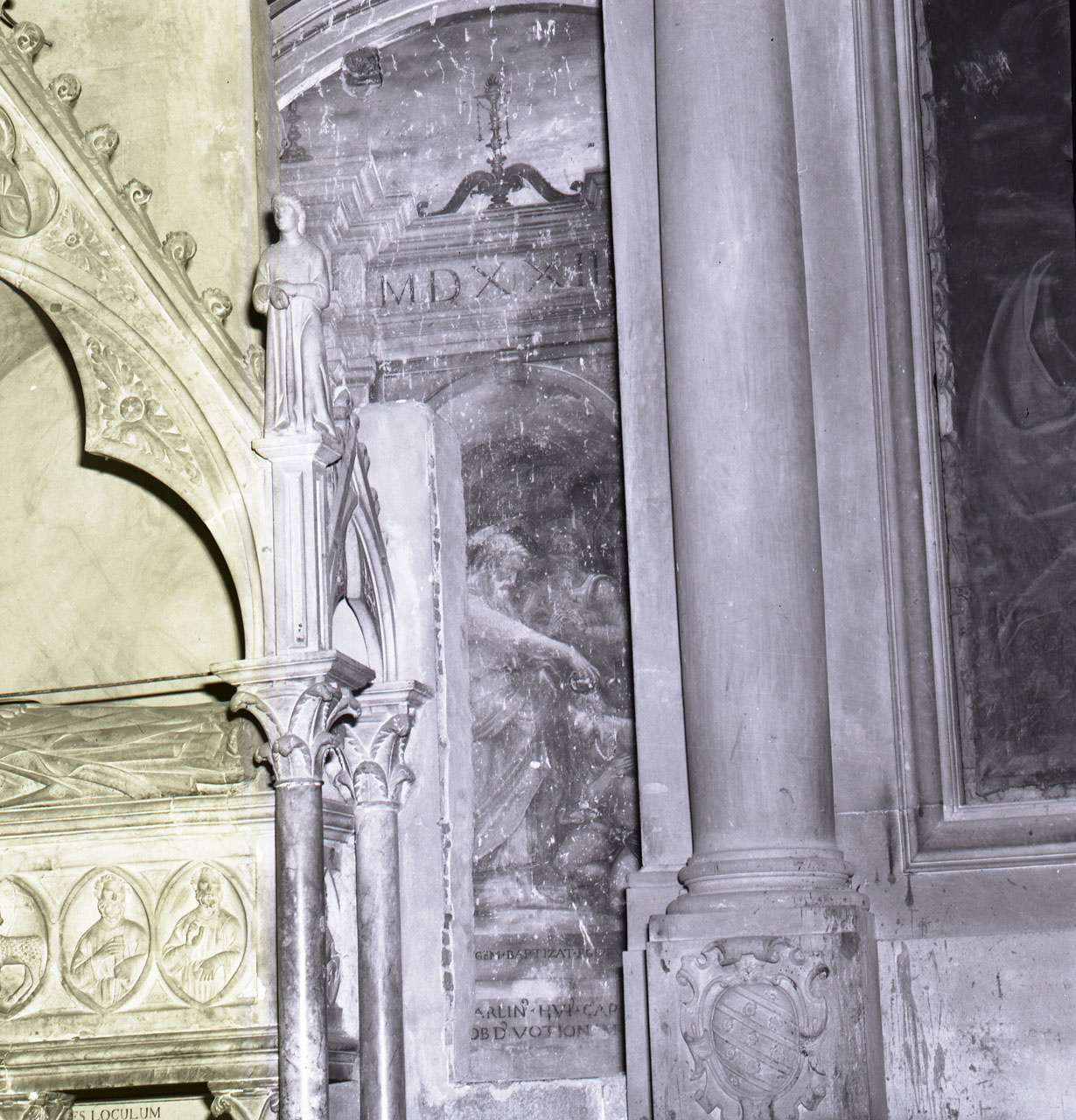 San Matteo battezza Egippo (dipinto) di Mazzieri Antonio di Donnino detto Antonio di Donnino del Mazziere (attribuito) (primo quarto sec. XVI)