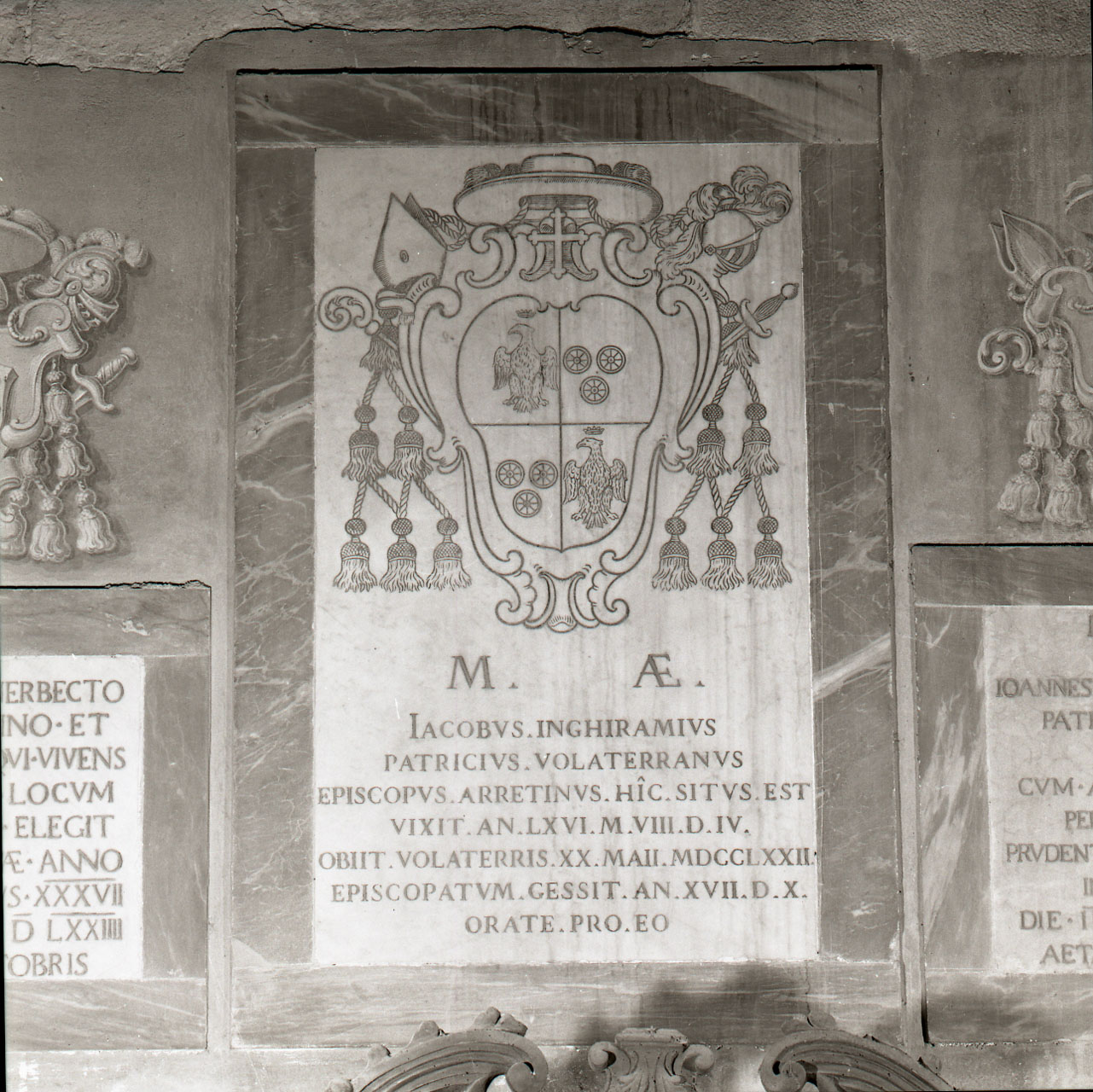 lapide tombale - ambito italiano (terzo quarto sec. XVIII)