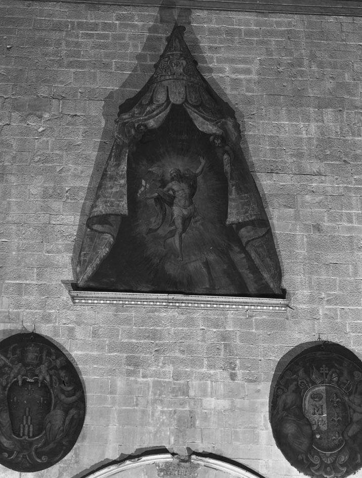 resurrezione di Cristo (dipinto) di Castellucci Salvi (terzo quarto sec. XVII)