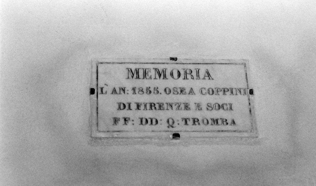 lapide - bottega toscana (sec. XIX)