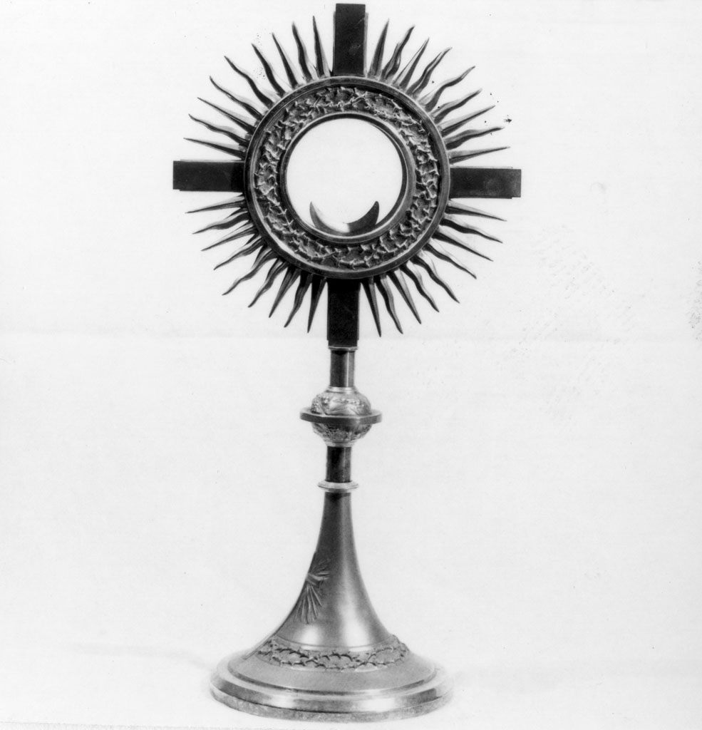 ostensorio - bottega toscana (sec. XX)