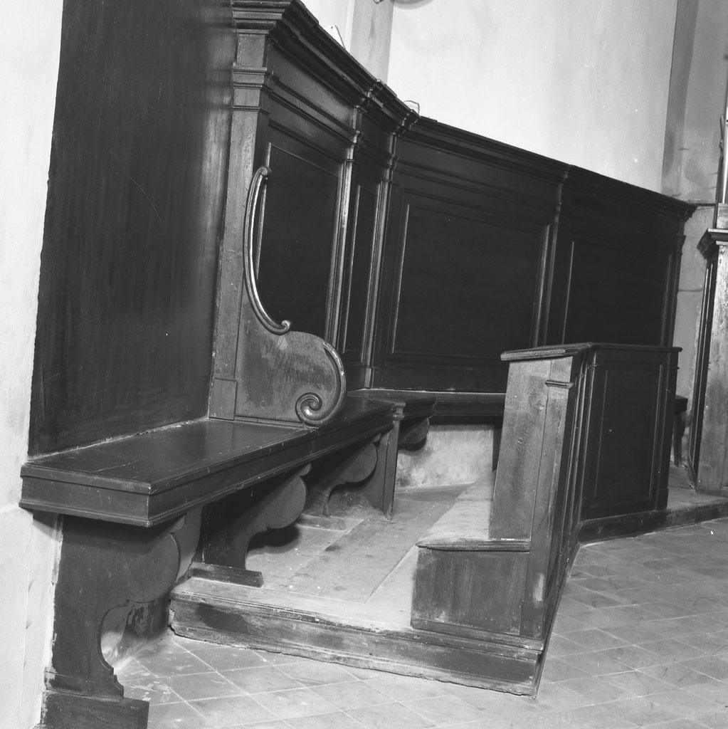 stalli del coro - bottega toscana (sec. XVII)